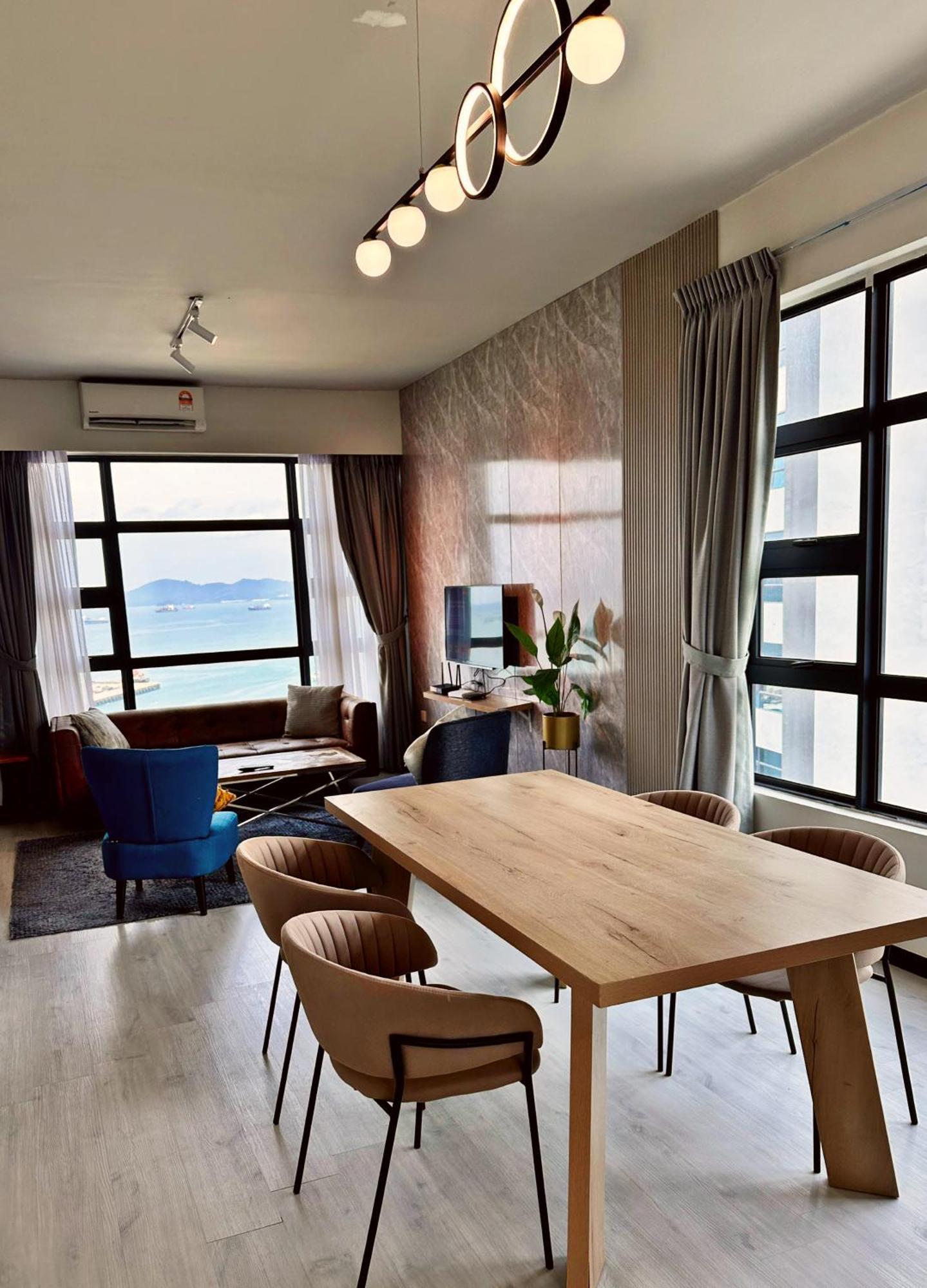Seaview Luxury Condo Homestay 2Bed 2Bath Jesselton Quay By R2 Residence 코타키나발루 외부 사진