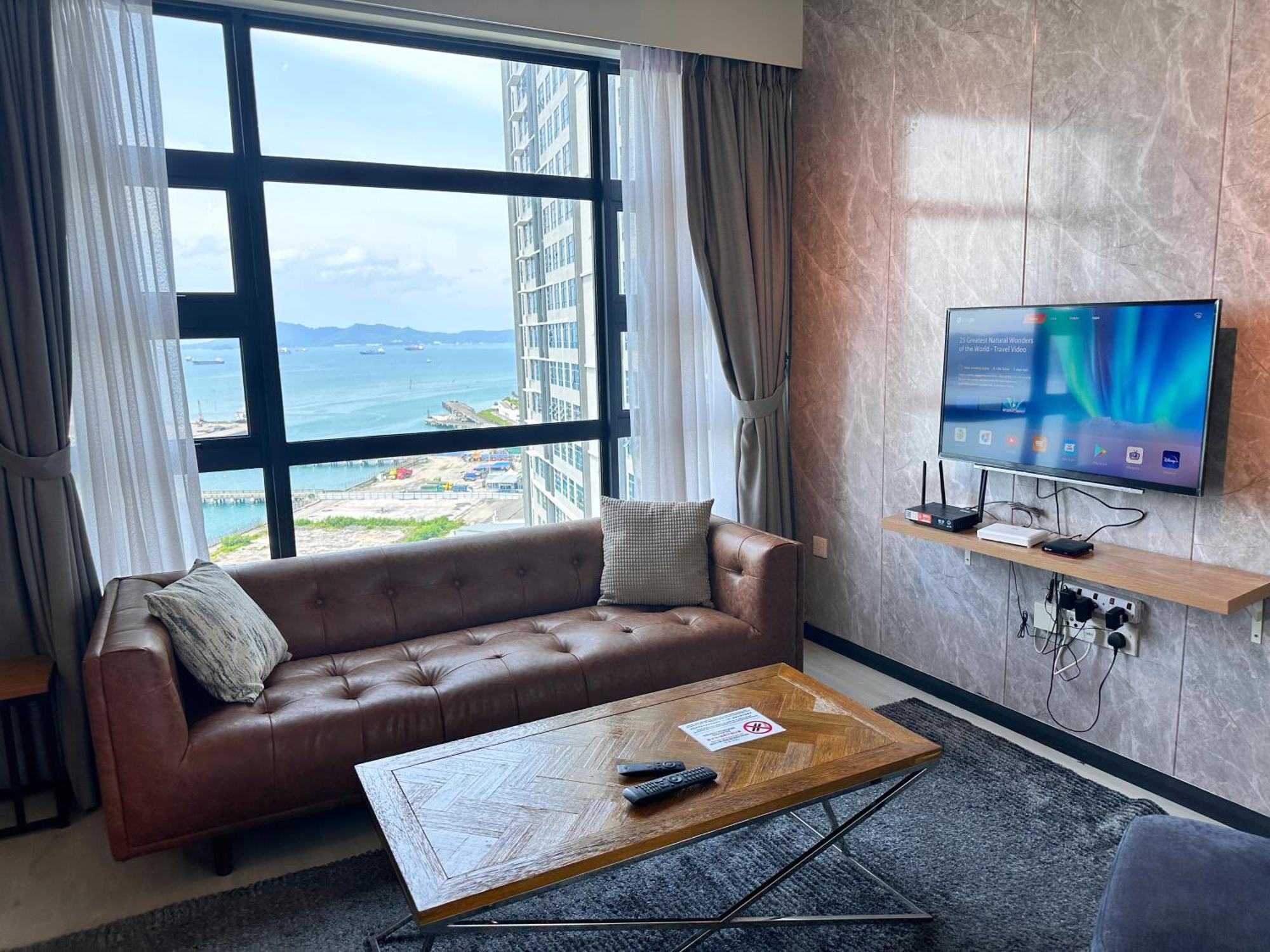 Seaview Luxury Condo Homestay 2Bed 2Bath Jesselton Quay By R2 Residence 코타키나발루 외부 사진
