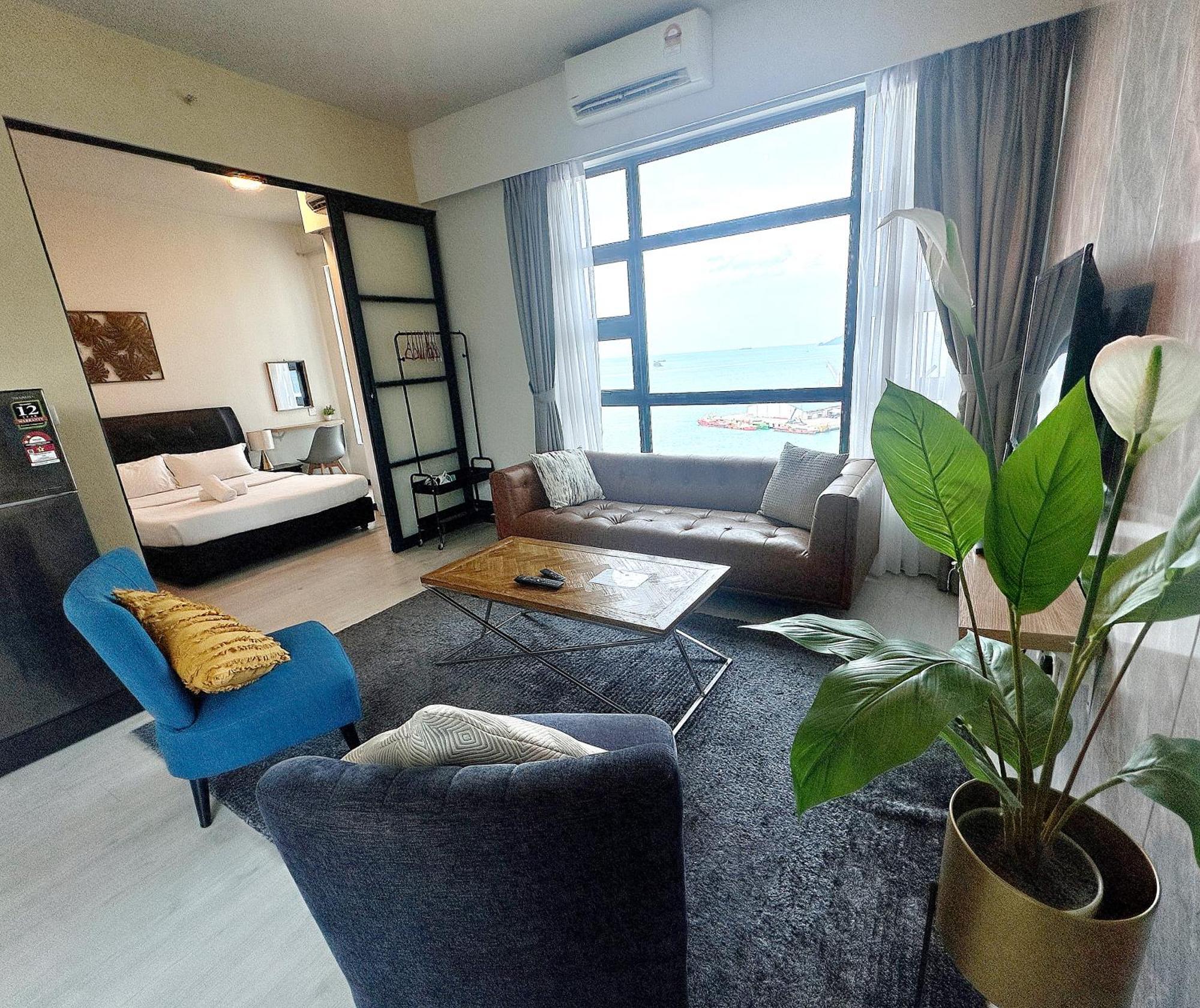 Seaview Luxury Condo Homestay 2Bed 2Bath Jesselton Quay By R2 Residence 코타키나발루 외부 사진